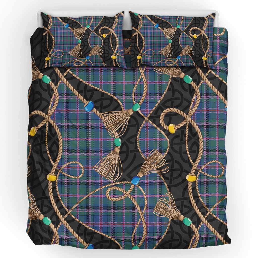 Cooper Scottish Tartan Twisted Ropes Stylized Bedding Set UK Bedding Set UK King 91*87 inch - Tartan Vibes Clothing