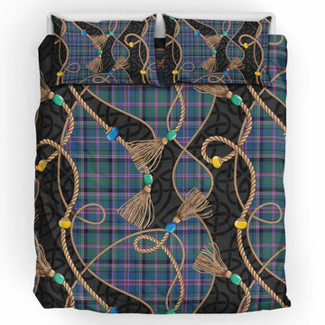 Cooper Scottish Tartan Twisted Ropes Stylized Bedding Set UK Bedding Set UK King 91*87 inch - Tartan Vibes Clothing