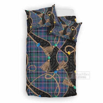 Cooper Scottish Tartan Twisted Ropes Stylized Bedding Set UK Bedding Set UK Double 79*79 inch - Tartan Vibes Clothing
