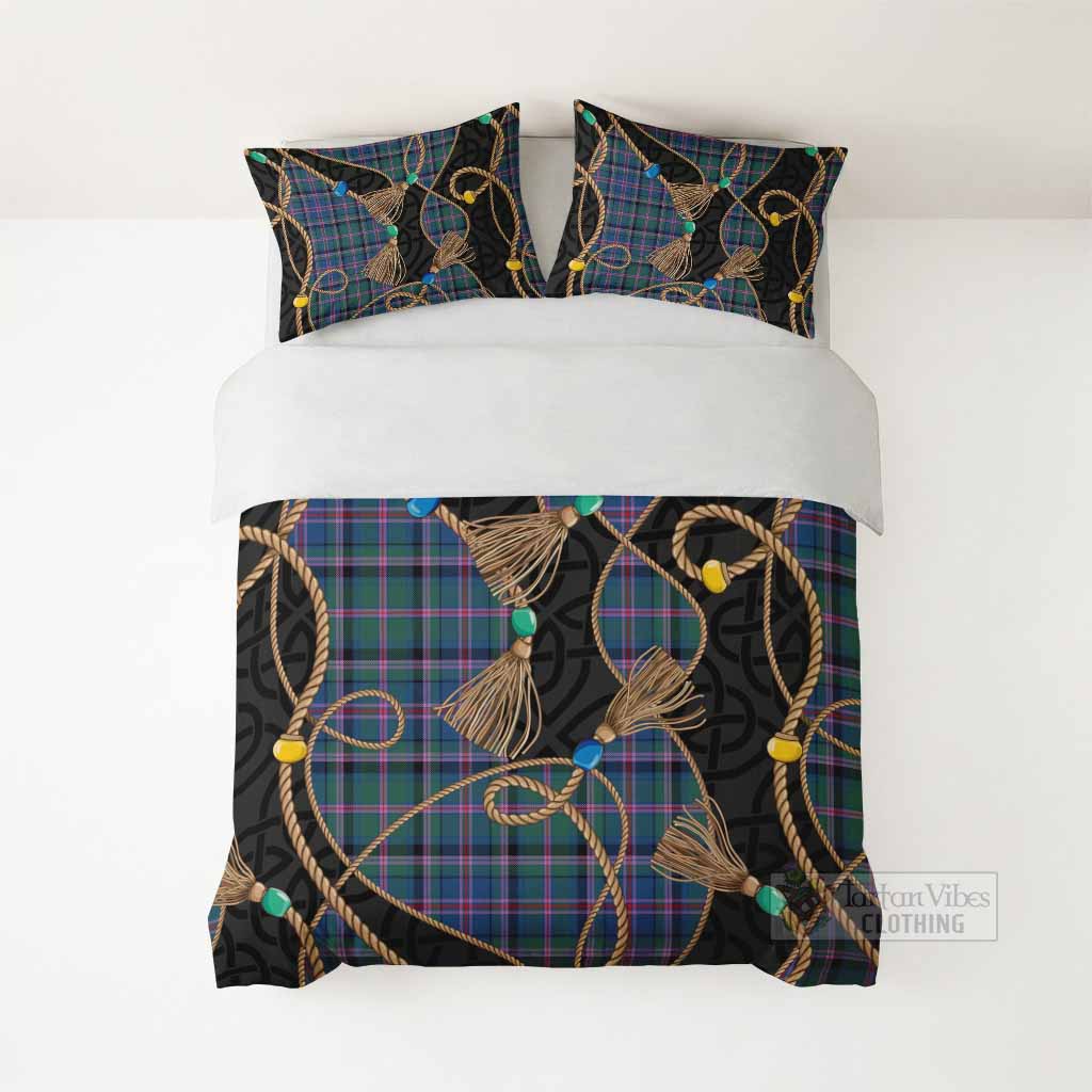Cooper Scottish Tartan Twisted Ropes Stylized Bedding Set - Tartan Vibes Clothing