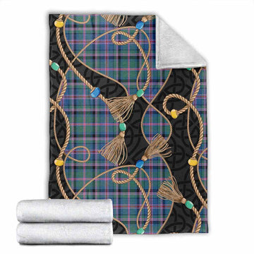 Cooper Scottish Tartan Twisted Ropes Stylized Blanket X-Large 59 x 79 inches 150 x 200 cm - Tartan Vibes Clothing