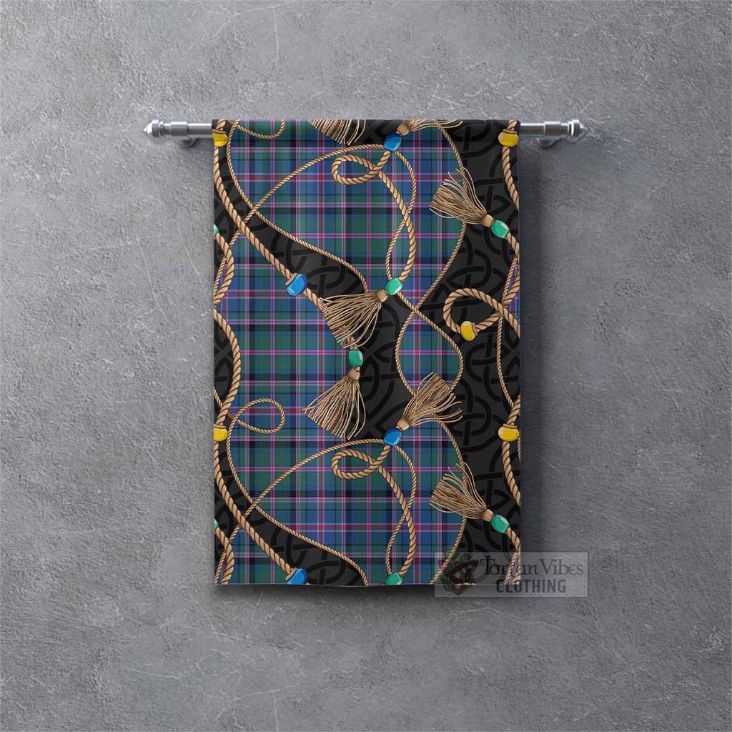 Cooper Scottish Tartan Twisted Ropes Stylized Gonfalon Rectangle - Tartan Vibes Clothing