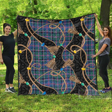 Cooper Scottish Tartan Twisted Ropes Stylized Premium Quilt - Tartan Vibes Clothing