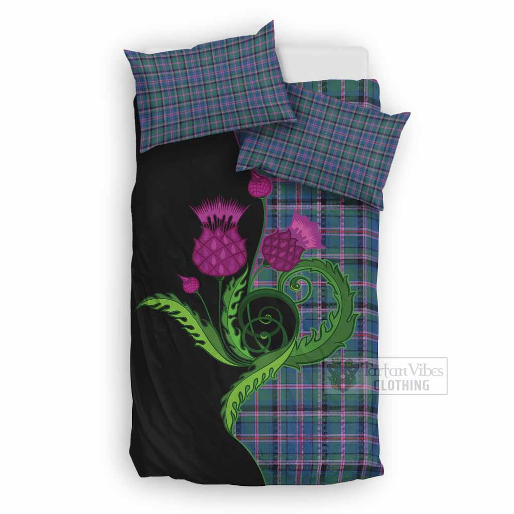Cooper Tartan Bedding Set Traditional Scottish Thistle UK Bedding Set UK Double 79*79 inch - Tartan Vibes Clothing