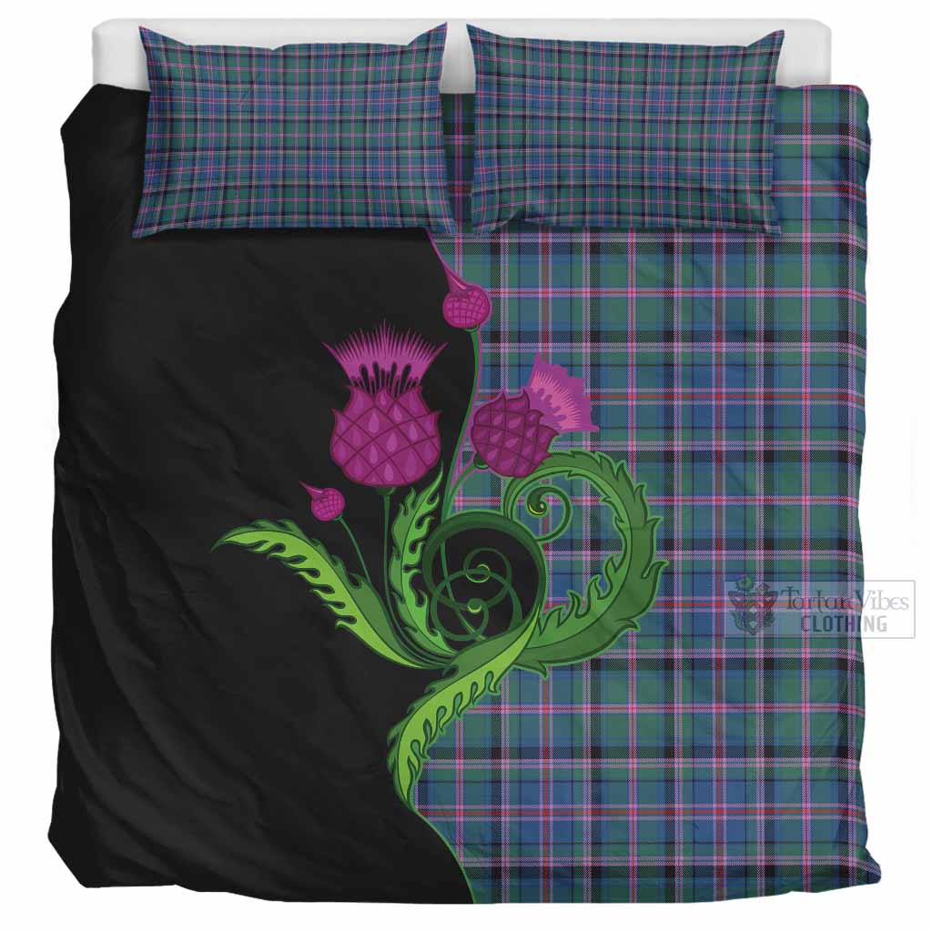 Cooper Tartan Bedding Set Traditional Scottish Thistle UK Bedding Set UK Super King 104*94 inch - Tartan Vibes Clothing