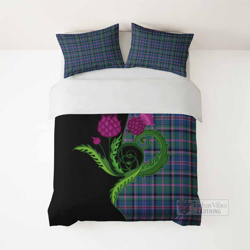 Cooper Tartan Bedding Set Traditional Scottish Thistle - Tartan Vibes Clothing