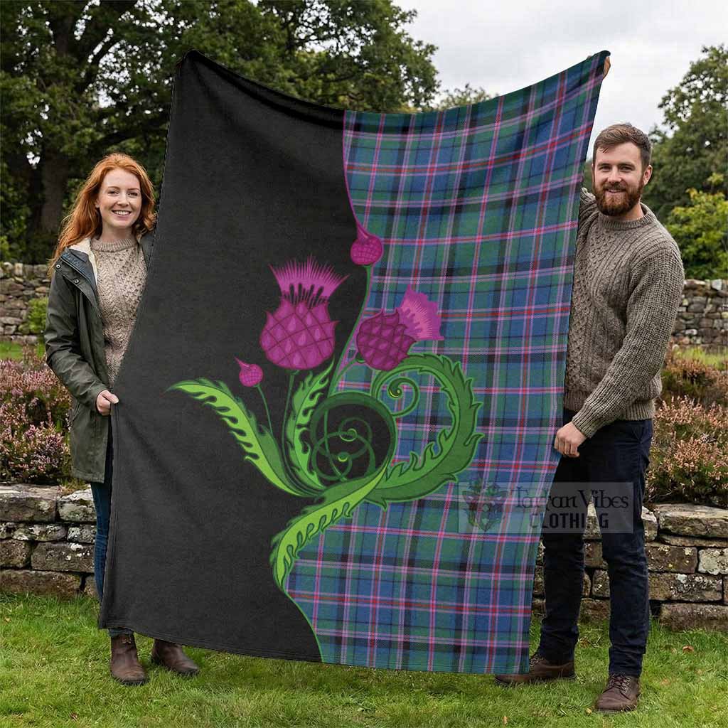 Cooper Tartan Blanket Traditional Scottish Thistle - Tartan Vibes Clothing