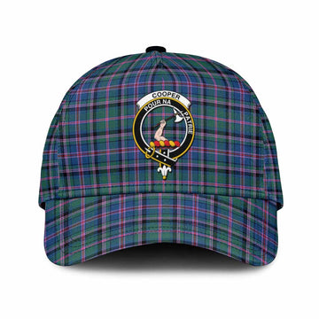 Cooper Tartan Classic Cap with Family Crest