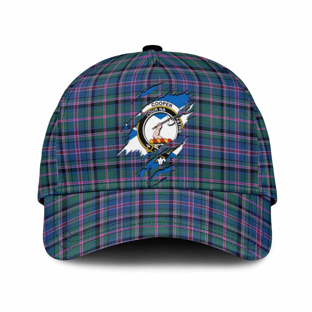 Cooper Tartan Classic Cap with Family Crest In Me Style