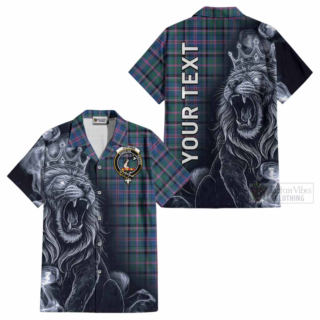 Cooper Tartan Cotton Hawaiian Shirt Roaring Lion Heritage