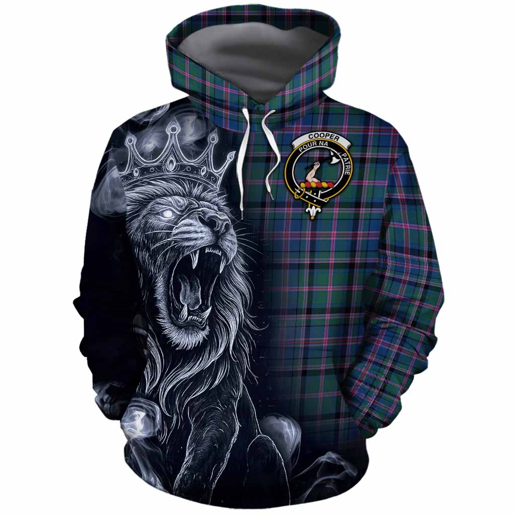 Cooper Tartan Cotton Hoodie Roaring Lion Heritage