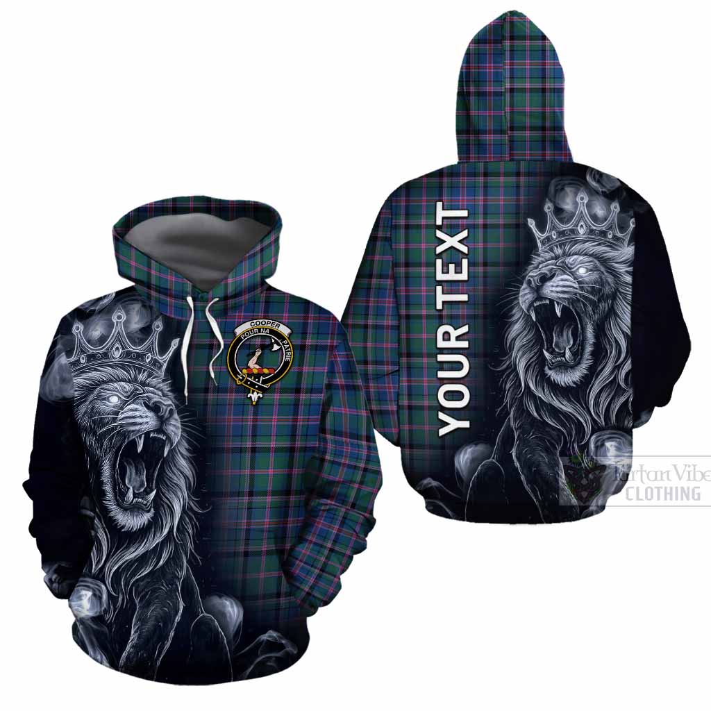 Cooper Tartan Cotton Hoodie Roaring Lion Heritage