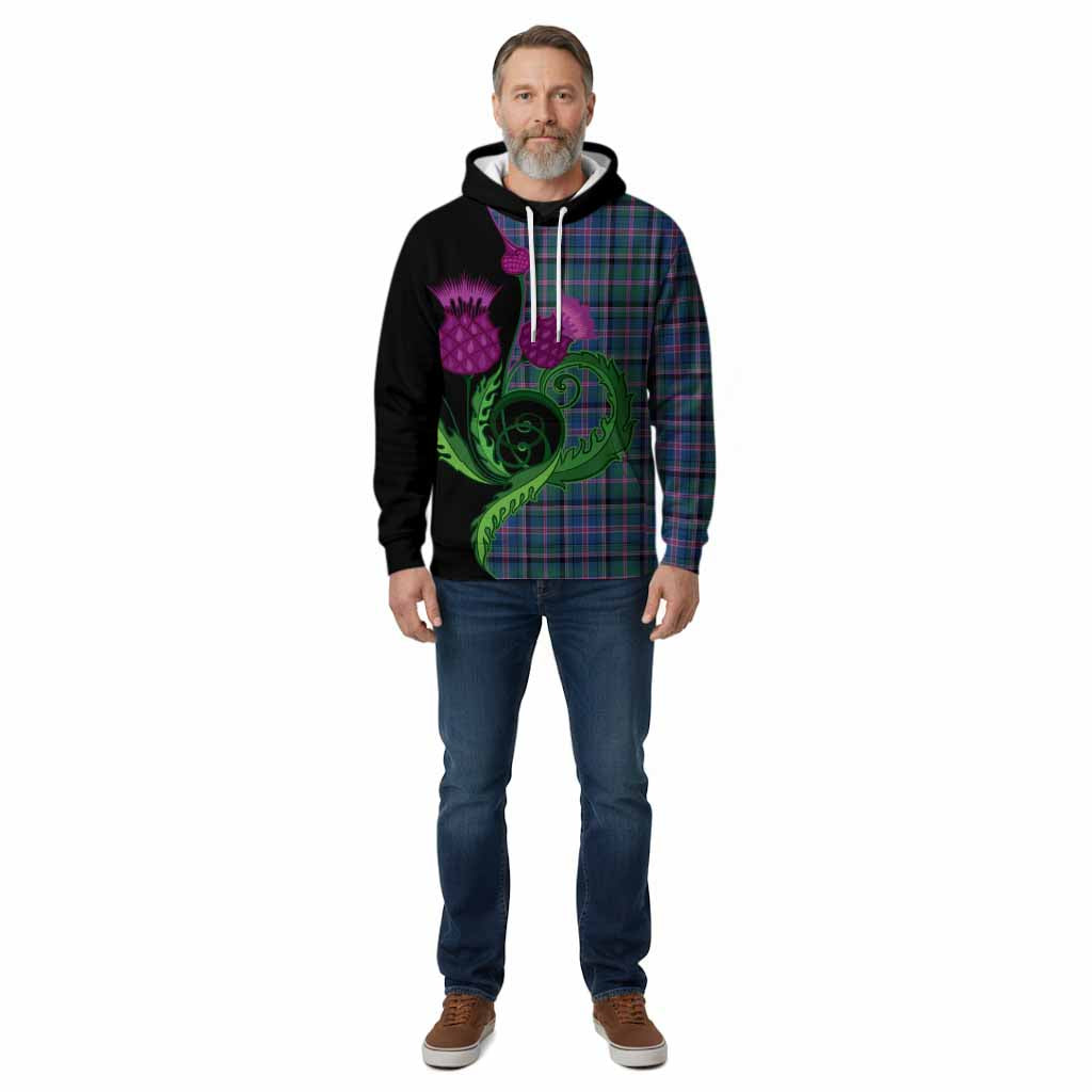 Cooper Tartan Cotton Hoodie Traditional Scottish Thistle