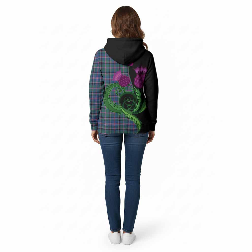 Cooper Tartan Cotton Hoodie Traditional Scottish Thistle