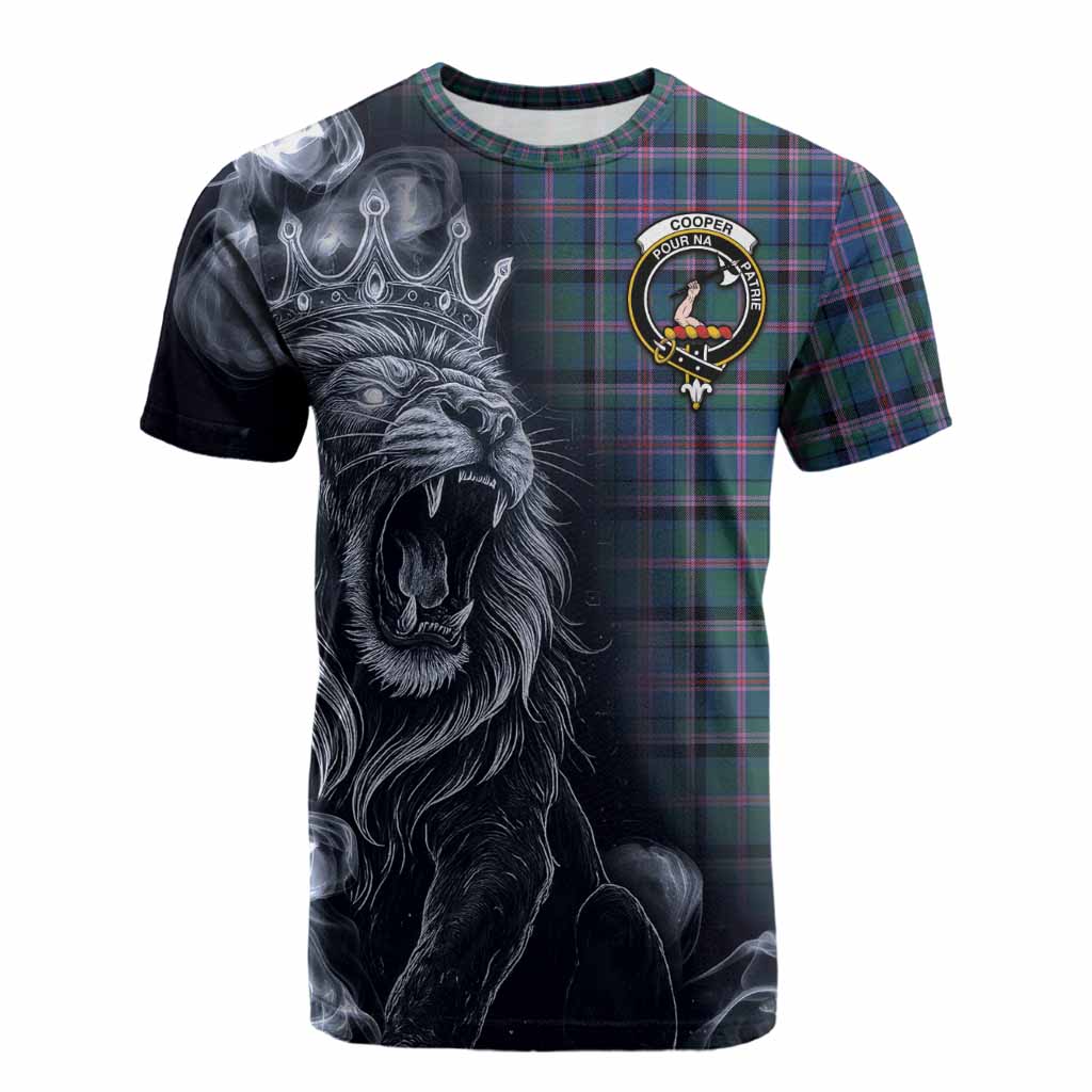 Cooper Tartan Cotton T-shirt Roaring Lion Heritage