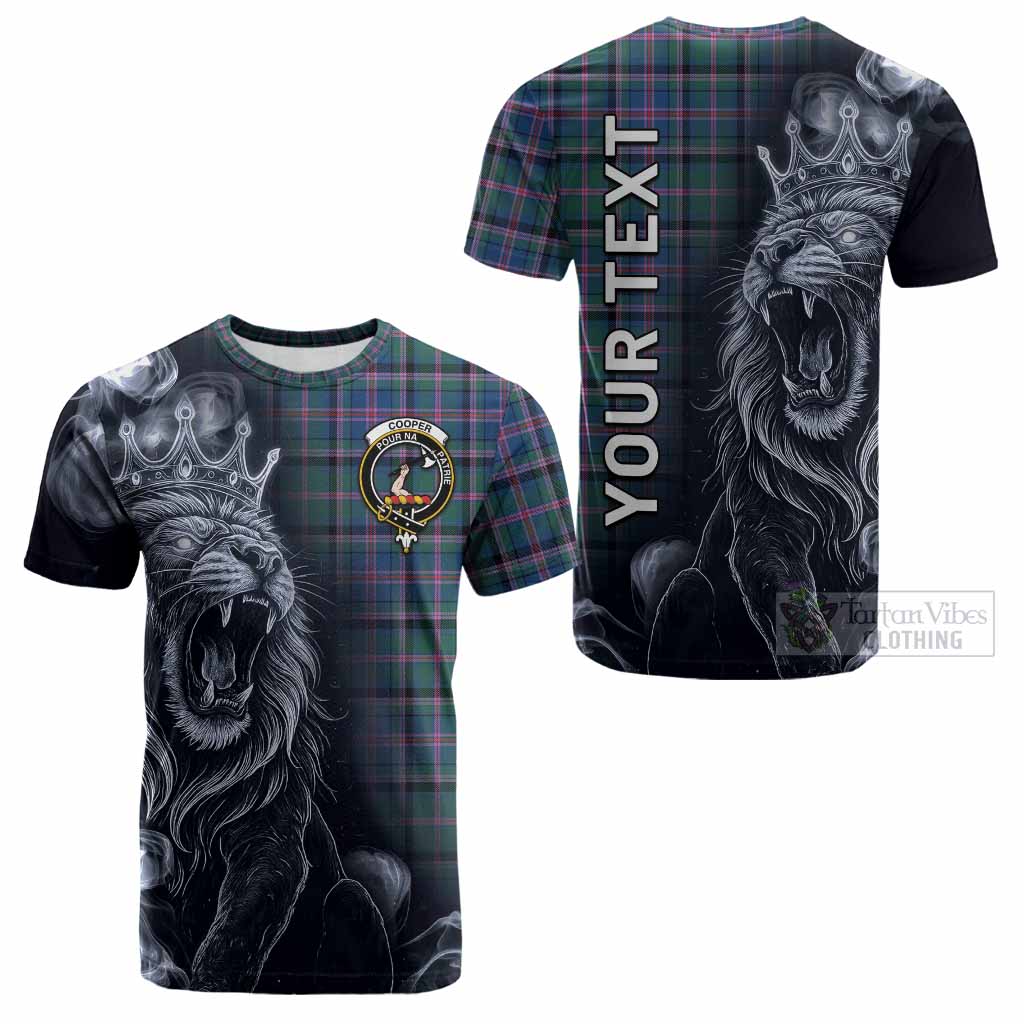 Cooper Tartan Cotton T-shirt Roaring Lion Heritage
