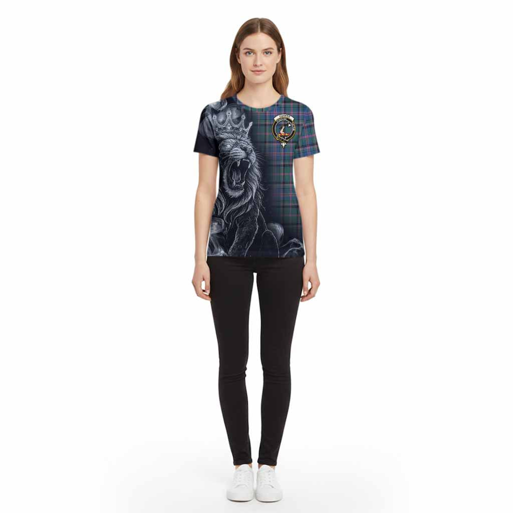 Cooper Tartan Cotton T-shirt Roaring Lion Heritage