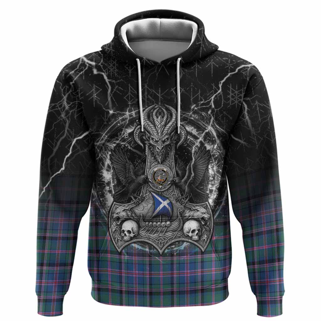 Cooper Tartan Crest Hoodie Celtic Odin's Raven Legacy