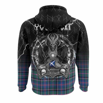 Cooper Tartan Crest Hoodie Celtic Odin's Raven Legacy