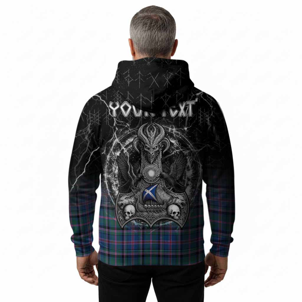 Cooper Tartan Crest Hoodie Celtic Odin's Raven Legacy