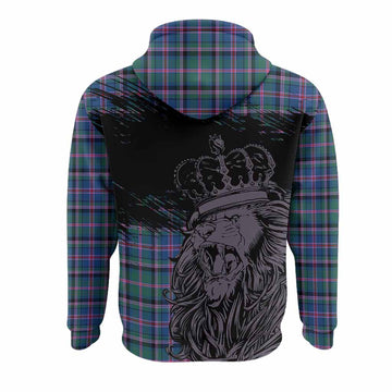 Cooper Tartan Crest Hoodie Crowned Lion Heritage Style
