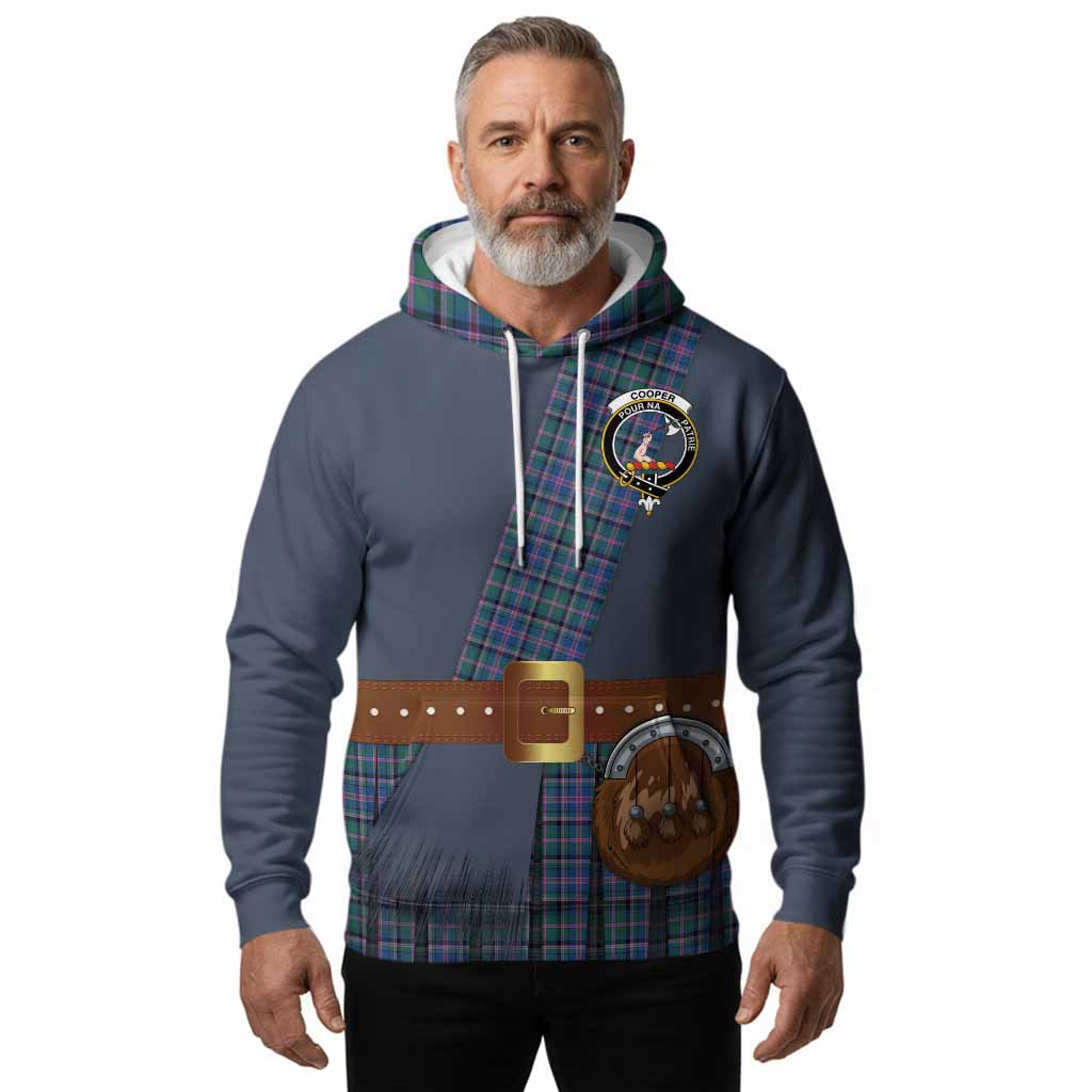 Cooper Tartan Crest Hoodie Kilt Costume Style