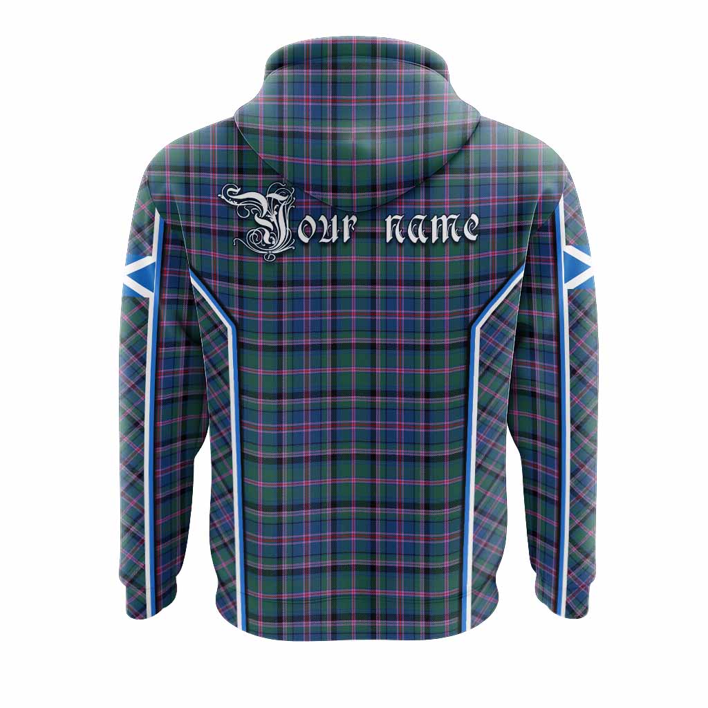 Cooper Tartan Crest Hoodie Scotland Coat of Arm Flag Style - Tartan Vibes Clothing