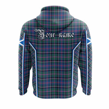 Cooper Tartan Crest Hoodie Scotland Coat of Arm Flag Style