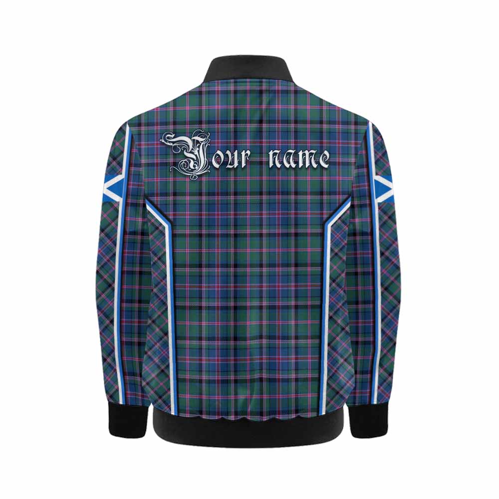 Cooper Tartan Crest Kid Bomber Jacket Scotland Coat of Arm Flag Style - Tartan Vibes Clothing