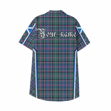 Cooper Tartan Crest Kid Hawaiian Shirt Scotland Coat of Arm Flag Style - Tartan Vibes Clothing