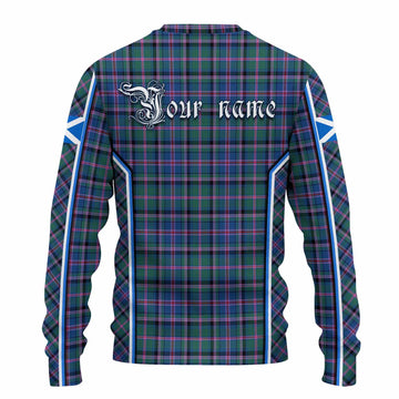 Cooper Tartan Crest Knitted Sweater Scotland Coat of Arm Flag Style - Tartan Vibes Clothing
