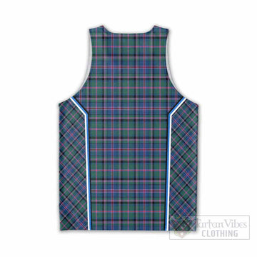 Cooper Tartan Crest Men Tank Top Scotland Coat of Arm Flag Style - Tartan Vibes Clothing