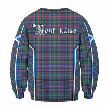 Cooper Tartan Crest Sweatshirt Scotland Coat of Arm Flag Style