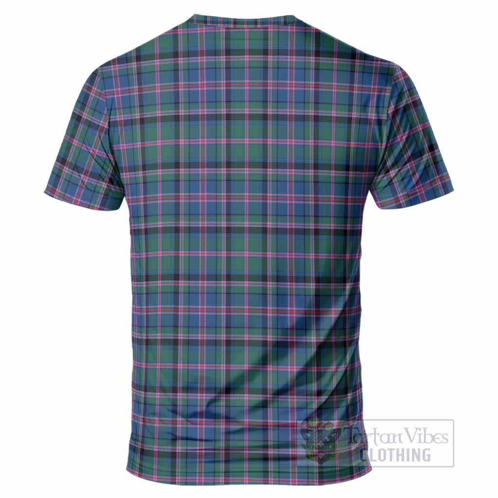 Cooper Tartan Crest T-Shirt Ferocious Lion Style