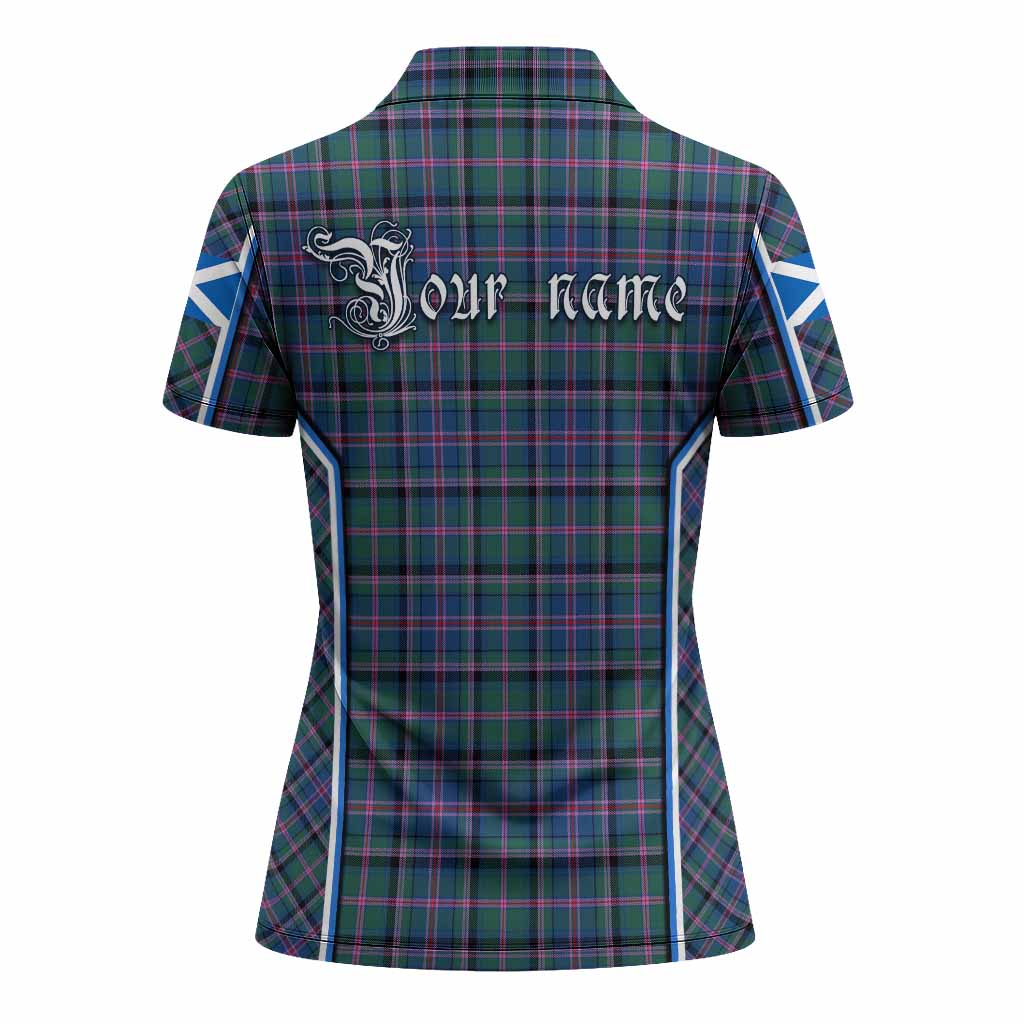 Cooper Tartan Crest Women's Polo Shirt Scotland Coat of Arm Flag Style - Tartan Vibes Clothing