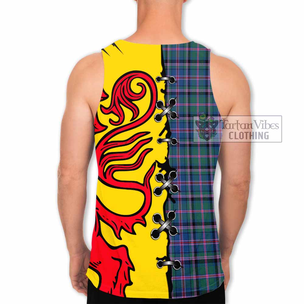 Cooper Tartan Family Crest Men Tank Top Lion Rampant Honor - Tartan Vibes Clothing