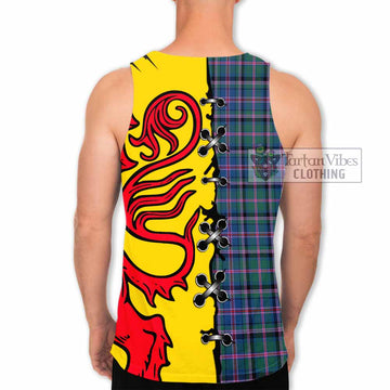 Cooper Tartan Family Crest Men Tank Top Lion Rampant Honor - Tartan Vibes Clothing