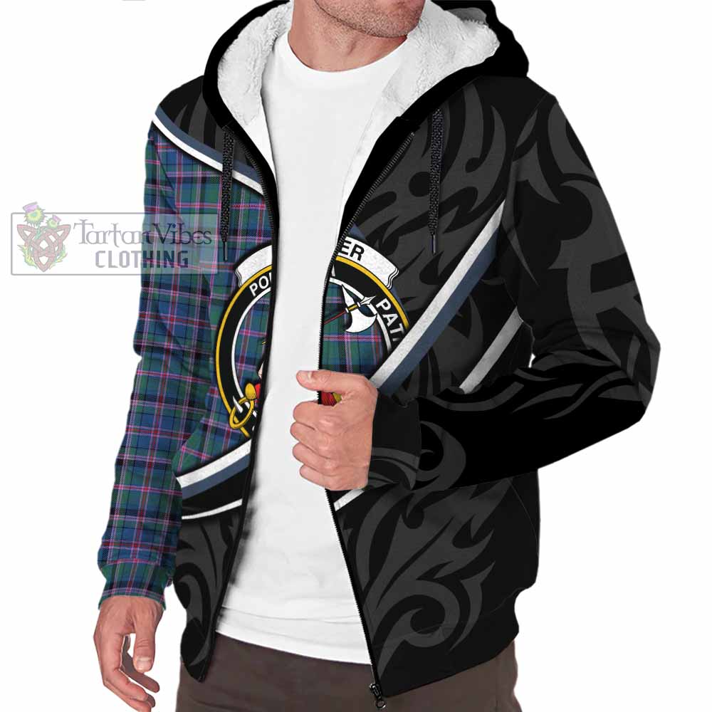 Cooper Tartan Family Crest Sherpa Hoodie Celtic Scottish Thistle Floral - Tartan Vibes Clothing
