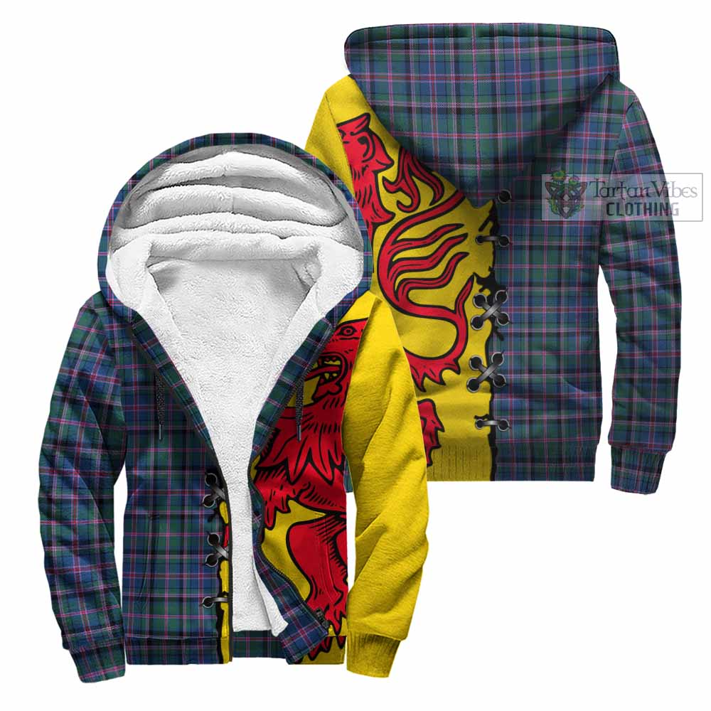 Cooper Tartan Family Crest Sherpa Hoodie Lion Rampant Honor - Tartan Vibes Clothing