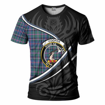 Cooper Tartan Family Crest T-shirt Celtic Scottish Thistle Floral - Tartan Vibes Clothing