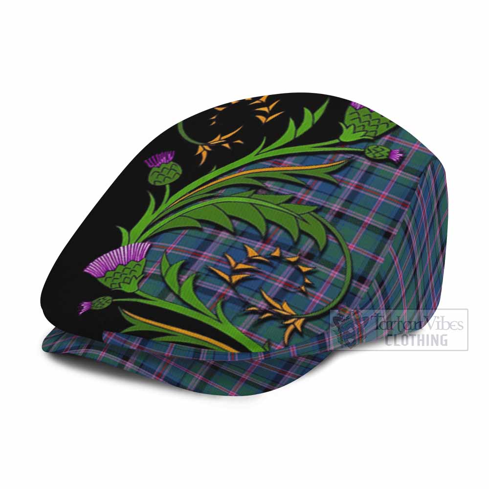 Cooper Tartan Flat Cap, Jeff Cap Scottish Thistle Pride Heritage Art - Tartan Vibes Clothing