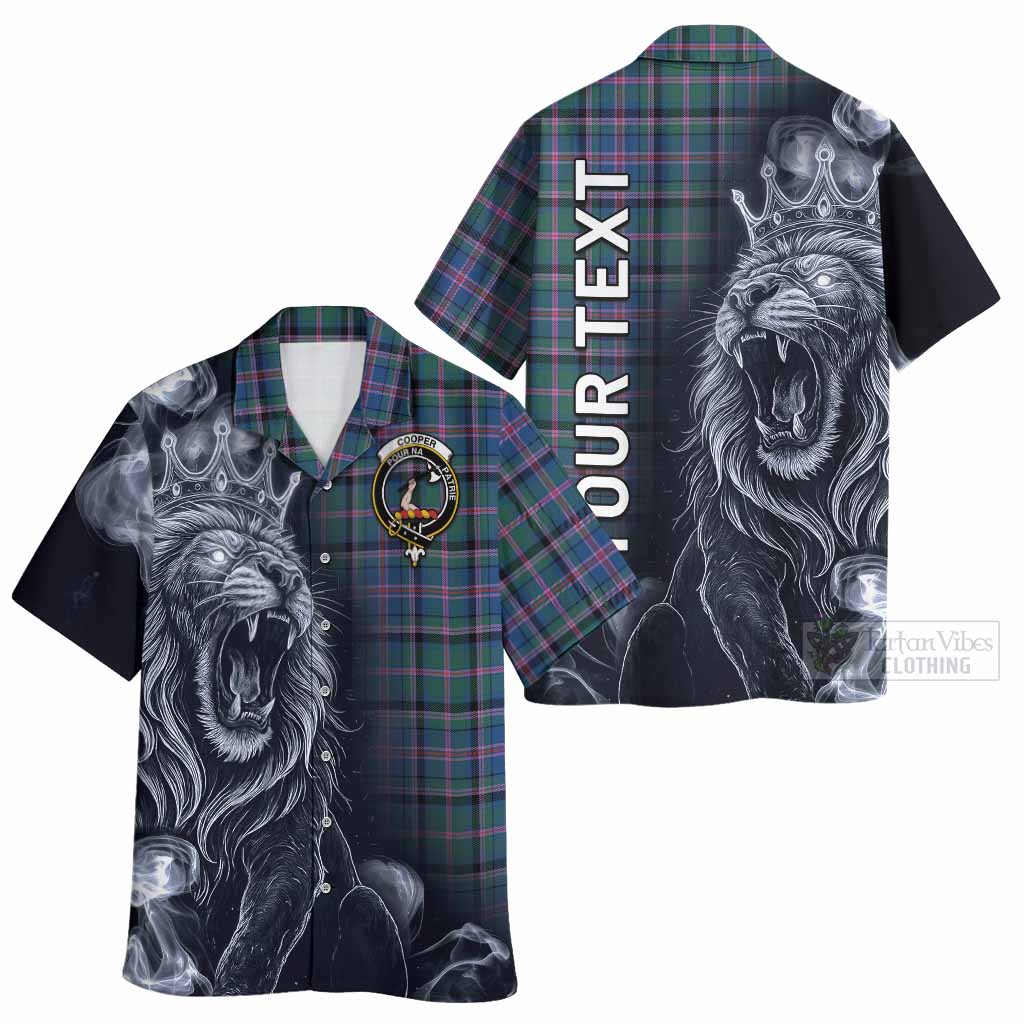 Cooper Tartan Hawaiian Shirt Roaring Lion Heritage