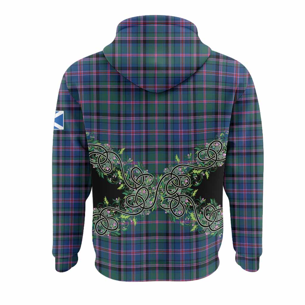 Cooper Tartan Hoodie Thistle Scottish Spirit