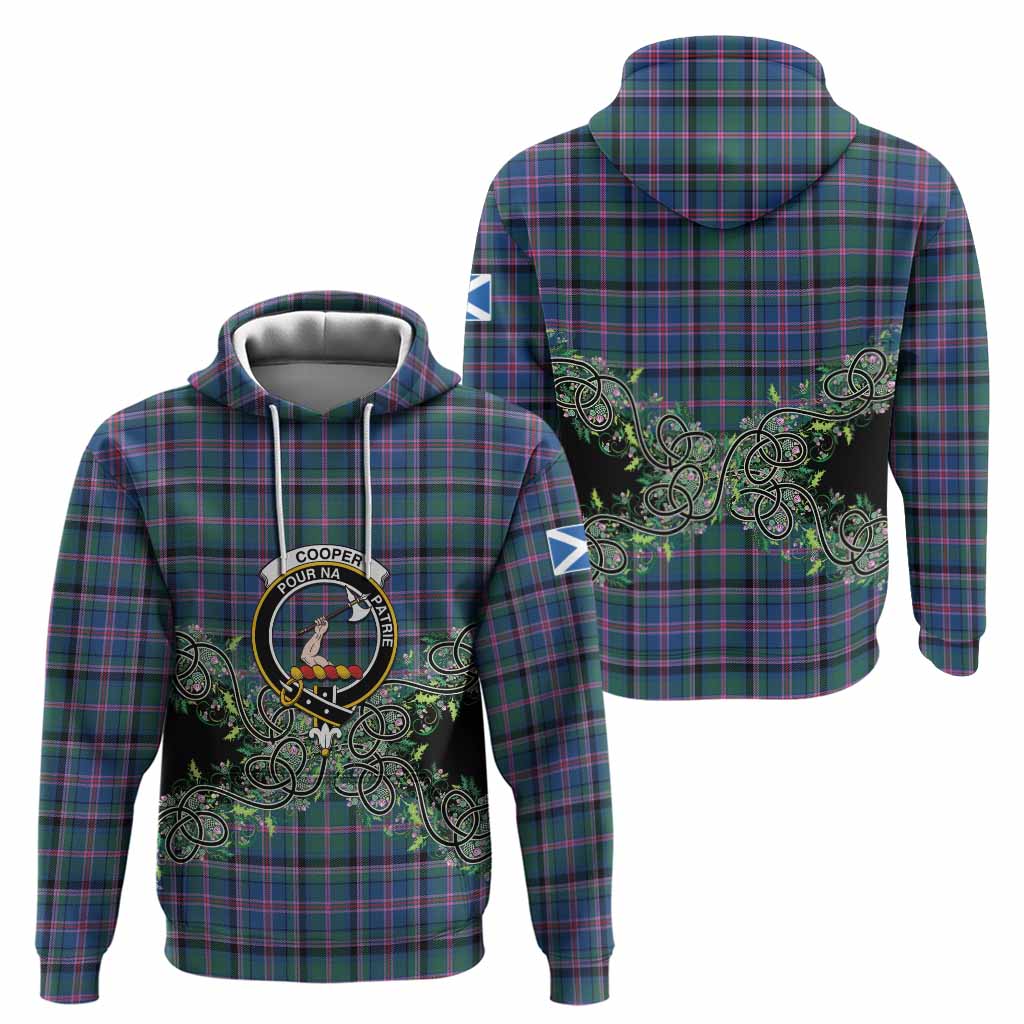 Cooper Tartan Hoodie Thistle Scottish Spirit