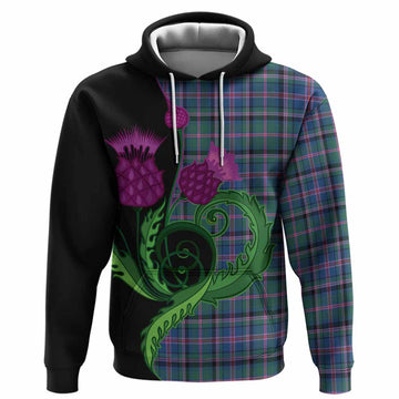 Cooper Tartan Hoodie Traditional Scottish Thistle
