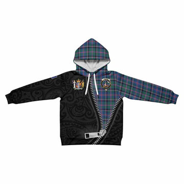 Cooper Tartan Kid Hoodie New Zealand Pattern Unique Zipper Stylized