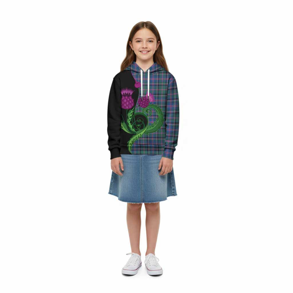 Cooper Tartan Kid Hoodie Traditional Scottish Thistle