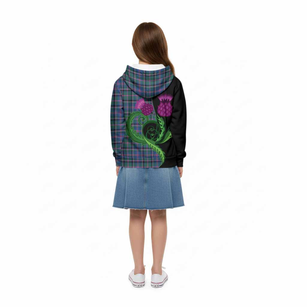 Cooper Tartan Kid Hoodie Traditional Scottish Thistle