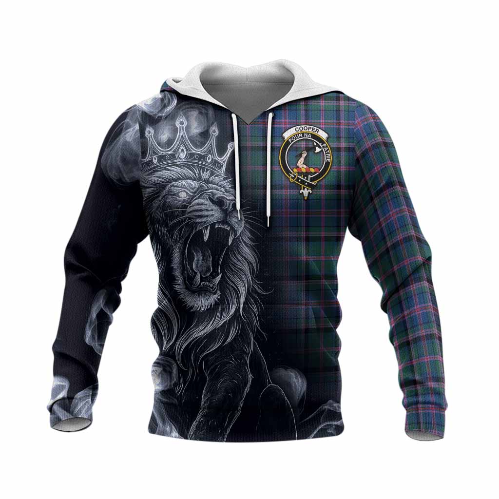 Cooper Tartan Knitted Hoodie Roaring Lion Heritage