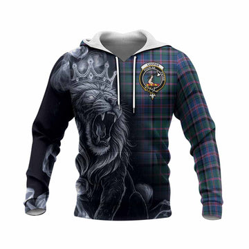 Cooper Tartan Knitted Hoodie Roaring Lion Heritage